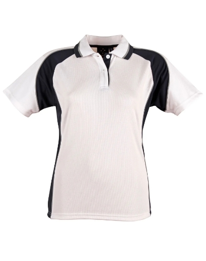 Picture of Winning Spirit, Ladies Mini Waffle CoolDry Polo